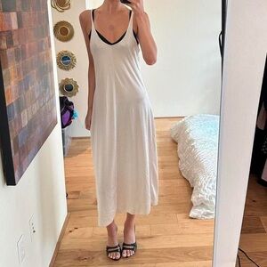 Bali White maxi slip